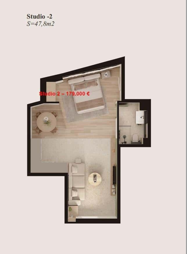 1 camera da letto Monolocale in vendita in Benidorm - 179.000 € (Rif: 9818350)
