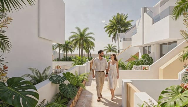 2 soveværelse Bungalow til salg i Pilar de la Horadada ciudad, Pilar de la Horadada med swimmingpool garage - € 314.900 (Ref: 10005190)