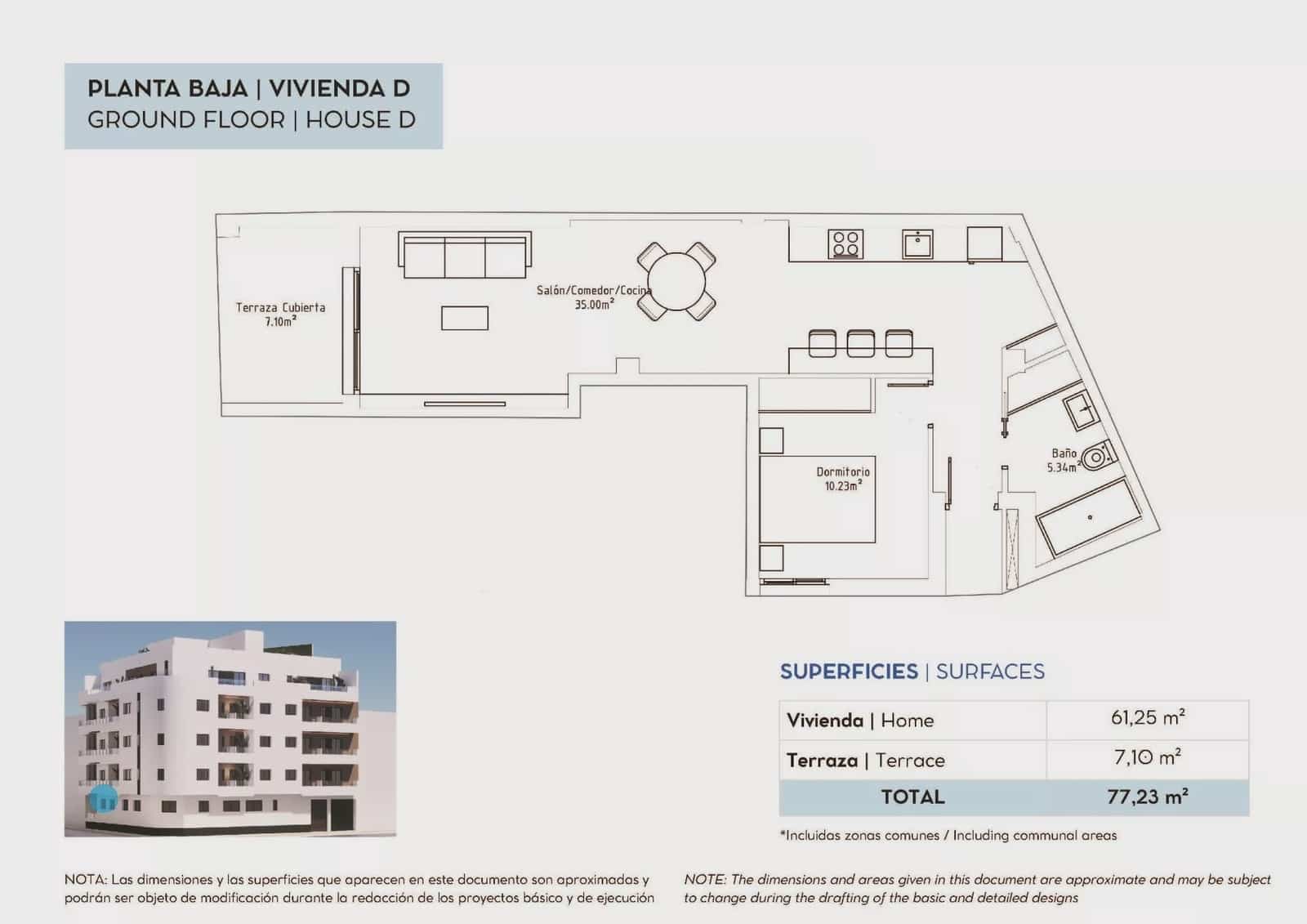 1 slaapkamer Appartement te koop in Torrevieja met garage - € 185.000 (Ref: 10006296)