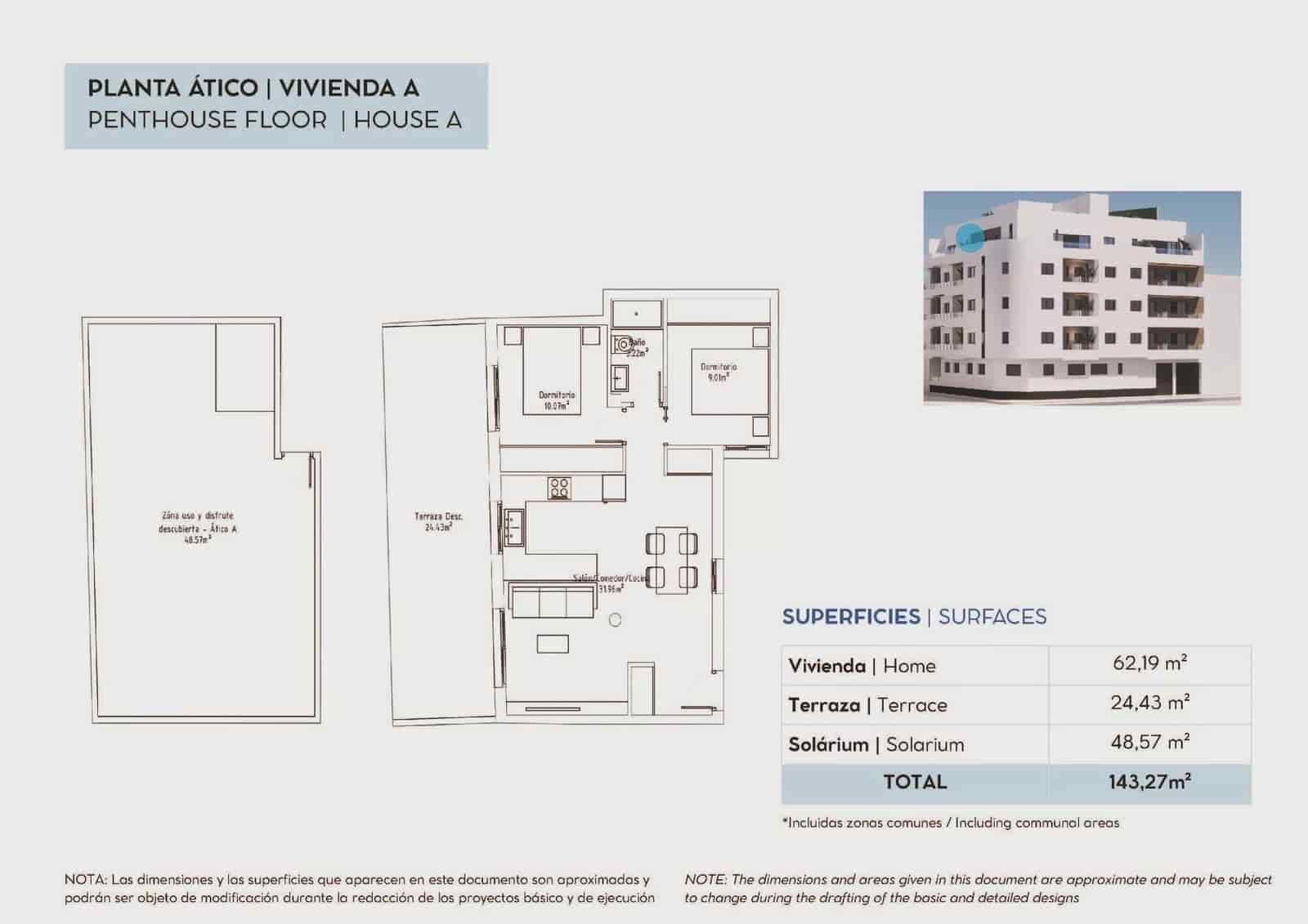 2 soveværelse Lejlighed til salg i Torrevieja med garage - € 280.000 (Ref: 10006298)