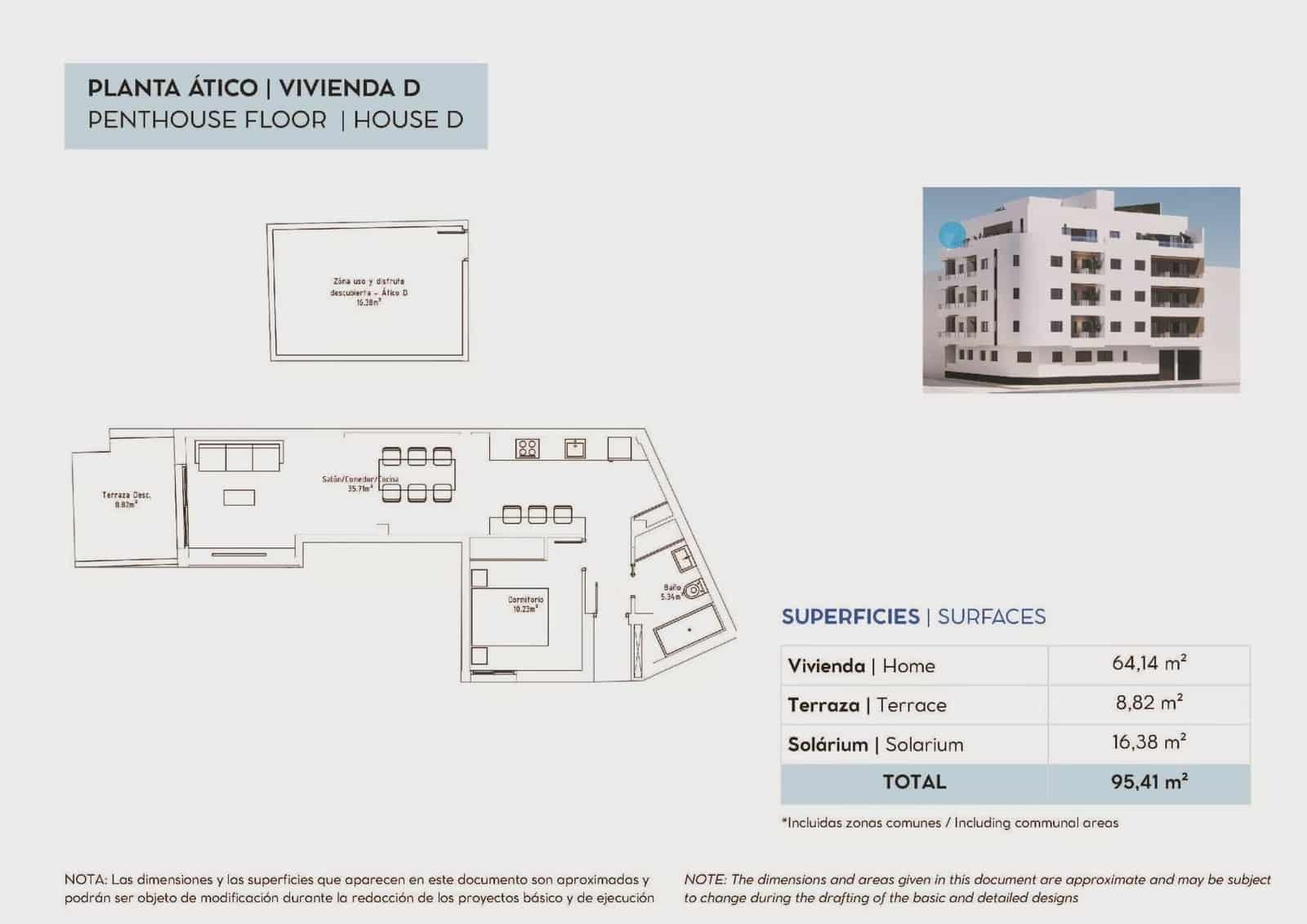 1 soveværelse Lejlighed til salg i Torrevieja med garage - € 229.000 (Ref: 10006299)
