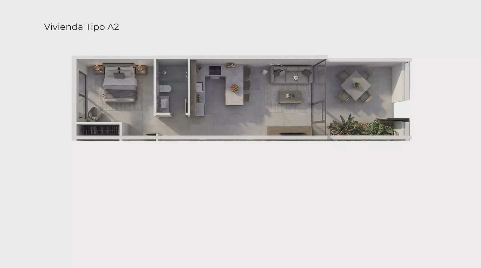 1 sovrum Strandlägenhet till salu i Vera med pool garage - 170 000 € (Ref: 10008783)