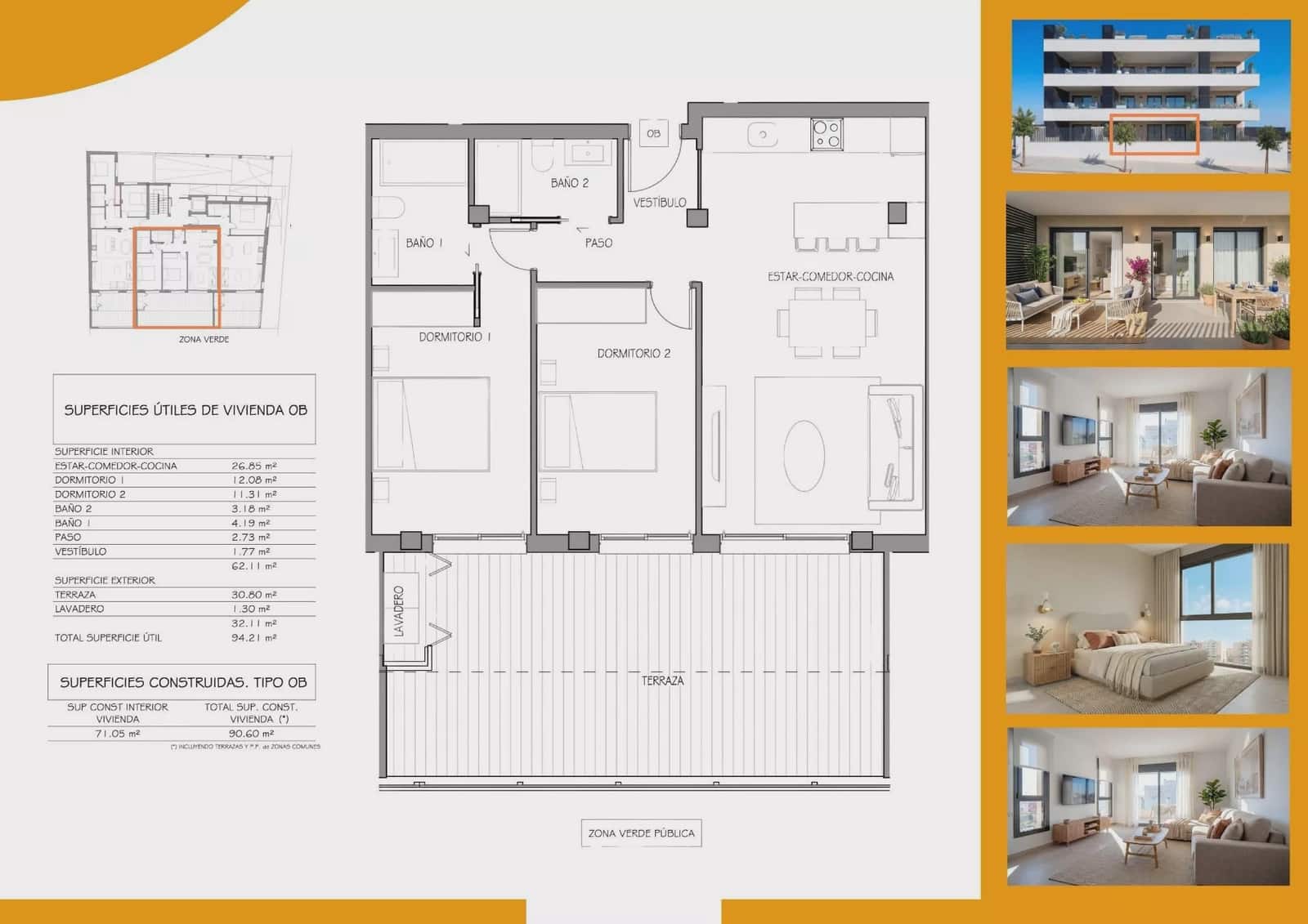 2 chambre Appartement à vendre à Benijofar avec piscine garage - 284 900 € (Ref: 10015828)