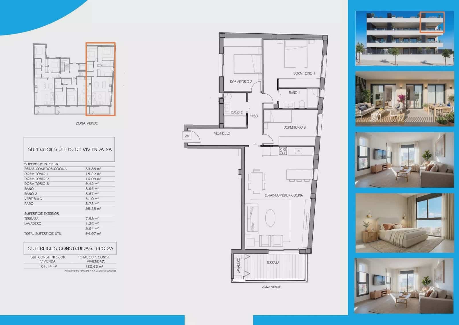 3 slaapkamer Appartement te koop in Benijofar met zwembad garage - € 396.900 (Ref: 10015831)