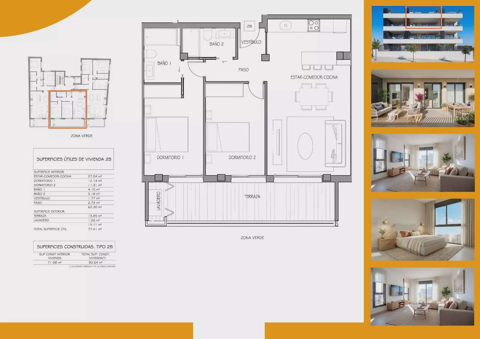 Apartamento de 2 habitaciones en Benijófar en venta con piscina garaje - 284.900 € (Ref: 10015832)