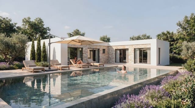 Chalet de 3 habitaciones en Pinoso en venta con piscina garaje - 434.950 € (Ref: 10017759)
