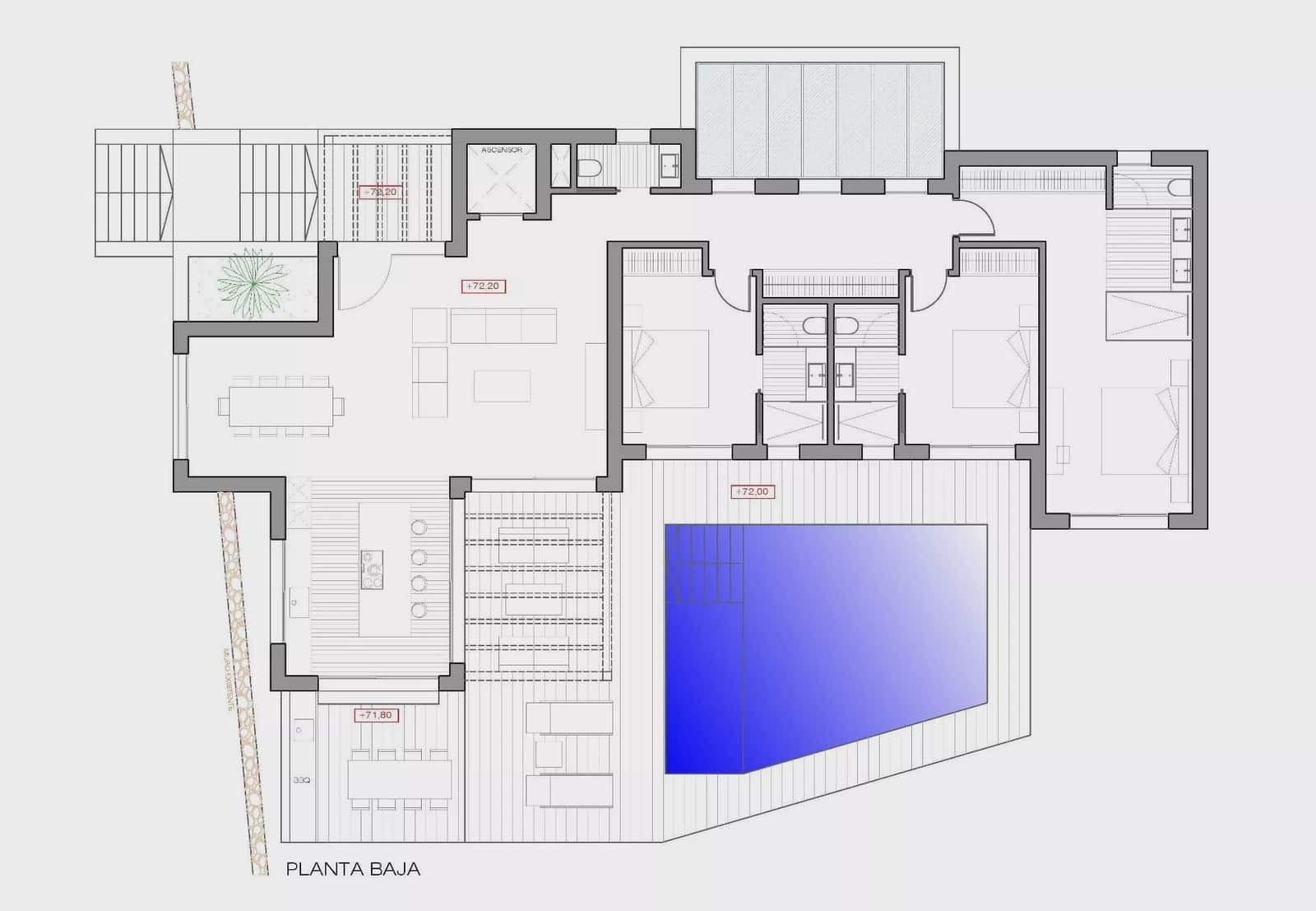 3 soveværelse Villa til salg i Javea / Xabia med swimmingpool garage - € 2.050.000 (Ref: 10021508)