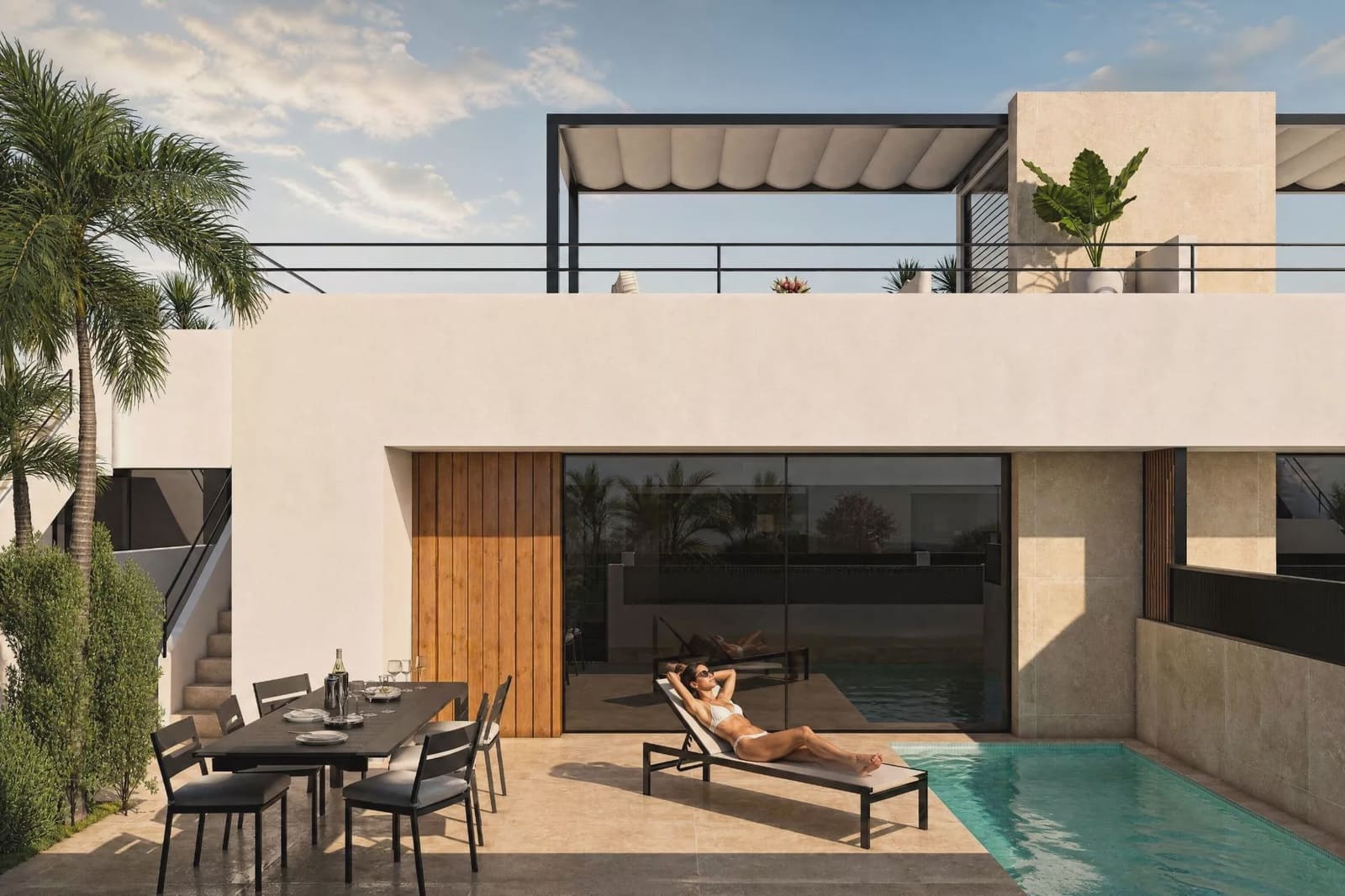 Pareado de 3 habitaciones en Condado de Alhama en venta con piscina garaje - 325.000 € (Ref: 10021509)