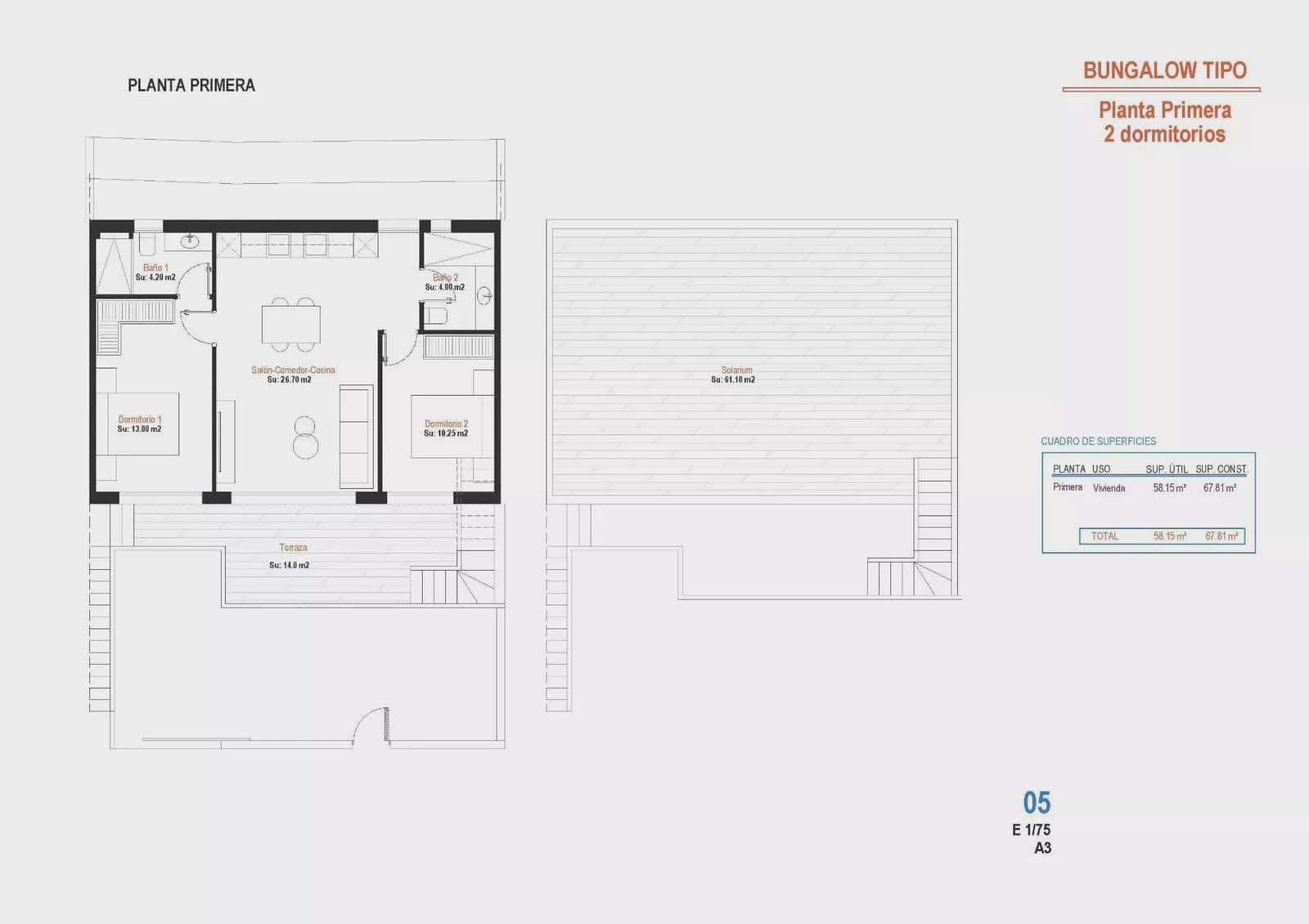 2 camera da letto Bungalow in vendita in Condado de Alhama con piscina garage - 282.900 € (Rif: 10021511)