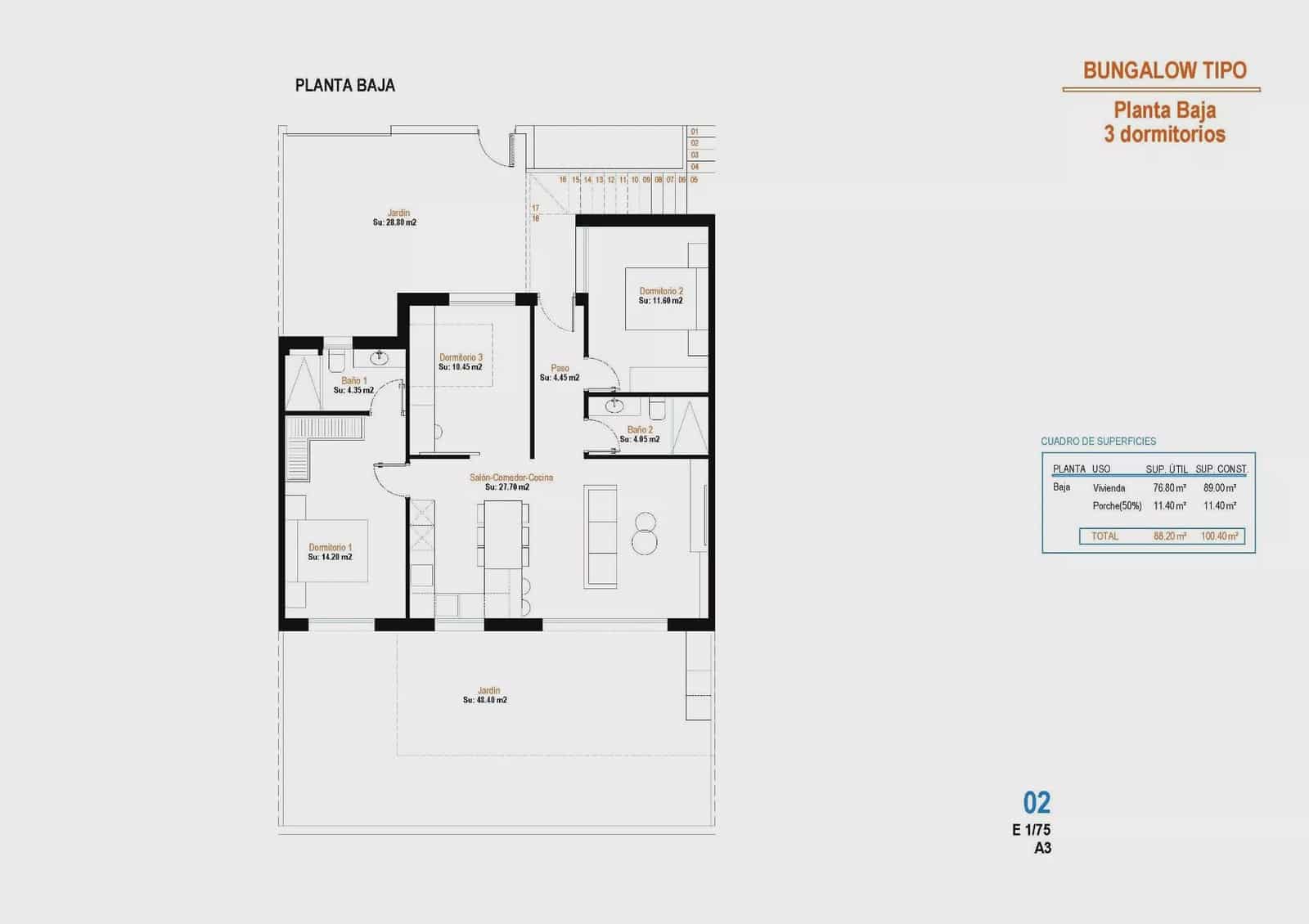 3 Zimmer Bungalow zu verkaufen in Condado de Alhama mit Pool Garage - 374.900 € (Ref: 10021512)