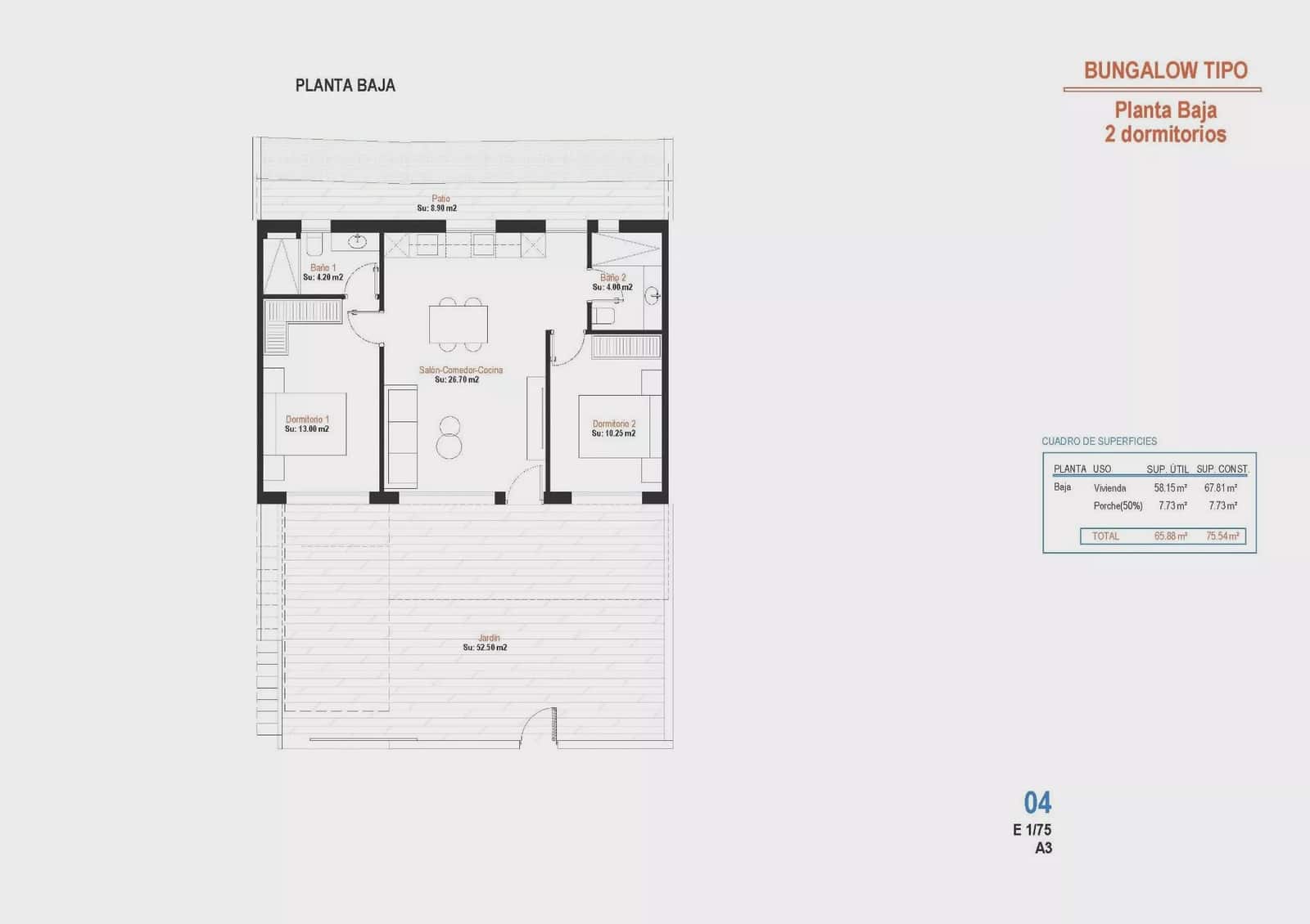 2 Zimmer Bungalow zu verkaufen in Condado de Alhama mit Pool Garage - 267.900 € (Ref: 10021513)