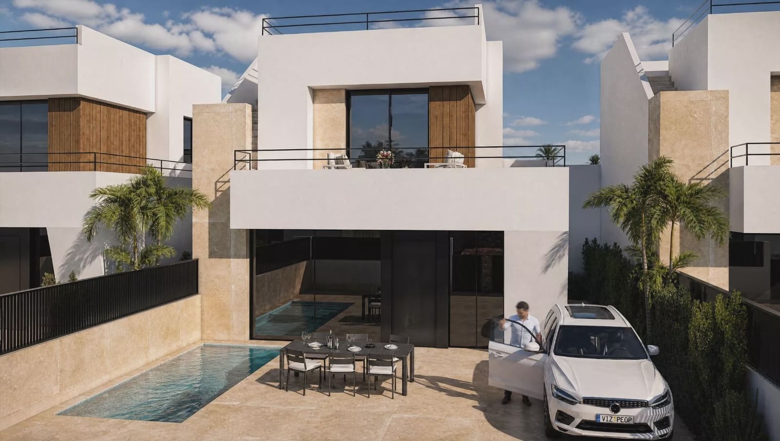 Pareado de 3 habitaciones en Condado de Alhama en venta con piscina garaje - 375.000 € (Ref: 10021514)