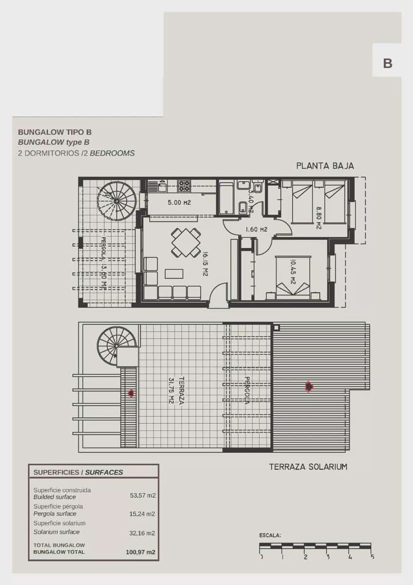 2 soveværelse Lejlighed til salg i Calpe / Calp med swimmingpool garage - € 270.000 (Ref: 10024819)