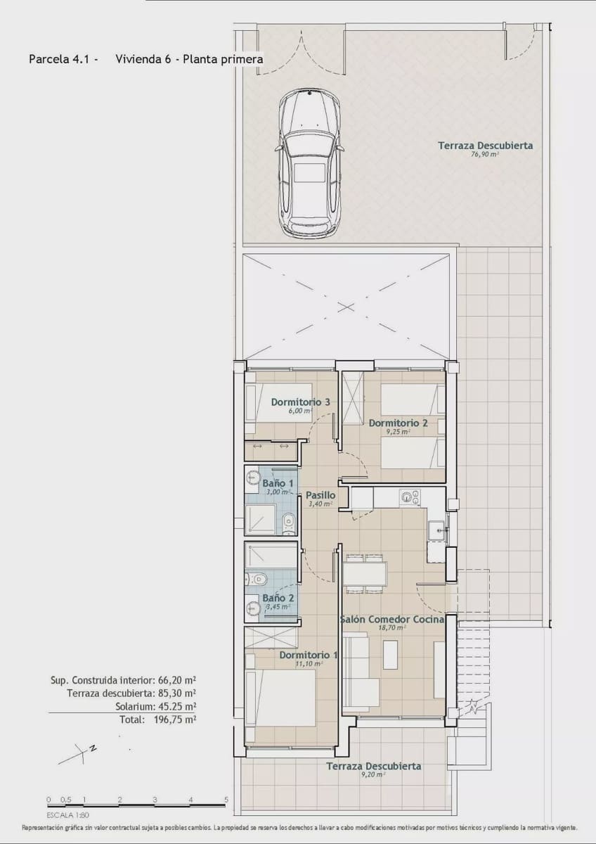 3 slaapkamer Bungalow te koop in San Miguel de Salinas met zwembad garage - € 425.000 (Ref: 10026578)