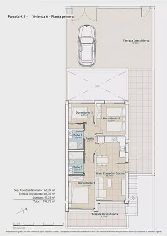 Bungalow de 3 habitaciones en San Miguel de Salinas en venta con piscina garaje - 425.000 € (Ref: 10026578)
