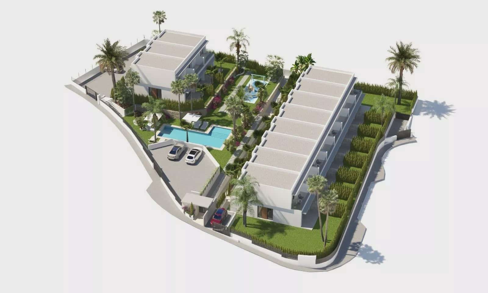 3 bedroom Semi-detached Villa for sale in Finestrat with pool garage - € 565,000 (Ref: 10035412)
