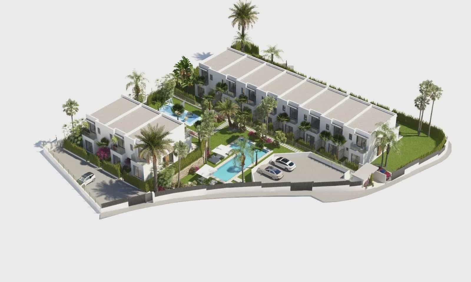 3 bedroom Semi-detached Villa for sale in Finestrat with pool garage - € 565,000 (Ref: 10035412)