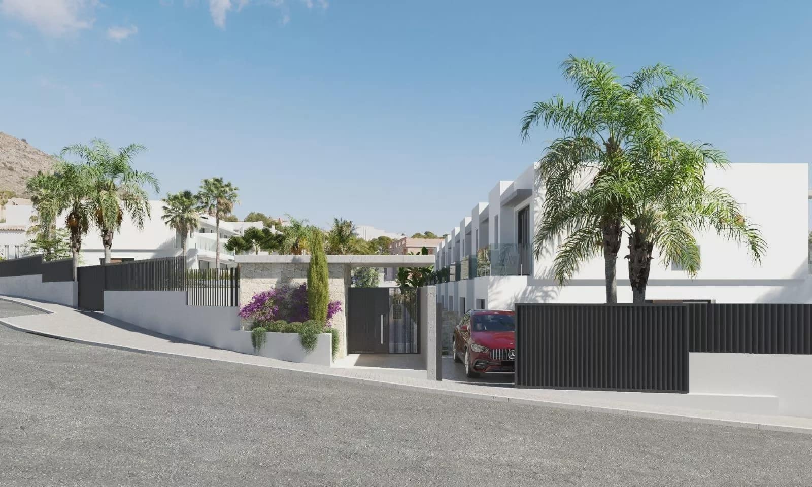 3 bedroom Semi-detached Villa for sale in Finestrat with pool garage - € 565,000 (Ref: 10035412)