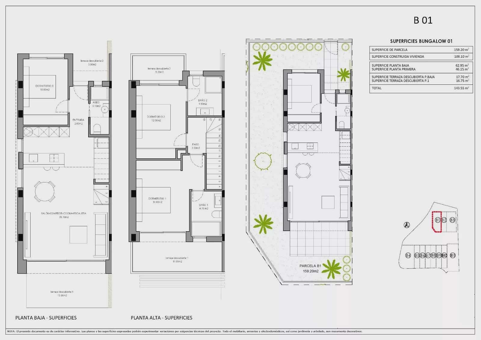 3 bedroom Semi-detached Villa for sale in Finestrat with pool garage - € 565,000 (Ref: 10035412)