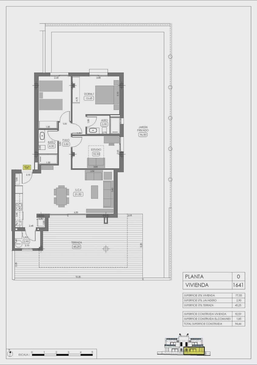 3 sovrum Bungalow till salu i Algorfa med pool - 349 000 € (Ref: 10035417)