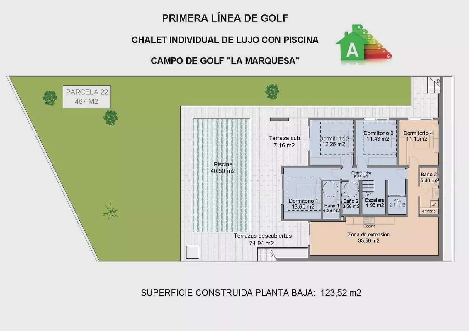 4 Zimmer Villa zu verkaufen in Rojales mit Pool Garage - 834.000 € (Ref: 10048215)