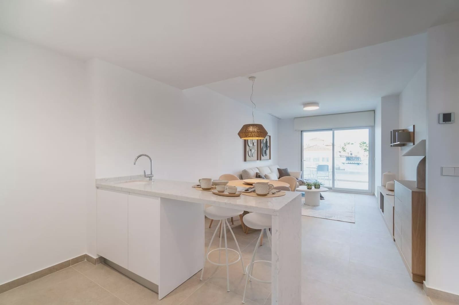 4 sypialnia Apartament przy plaży na sprzedaż w Orihuela Costa z basenem garażem - 499 000 € (Ref: 10070282)