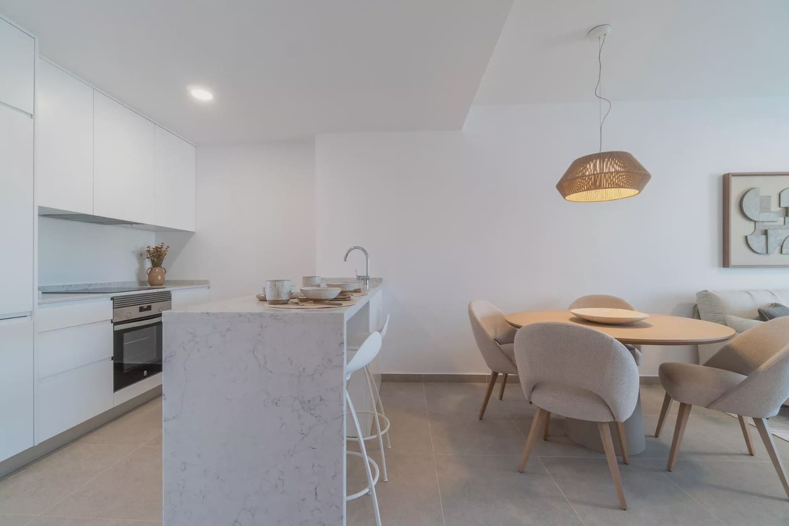 4 sypialnia Apartament przy plaży na sprzedaż w Orihuela Costa z basenem garażem - 499 000 € (Ref: 10070282)