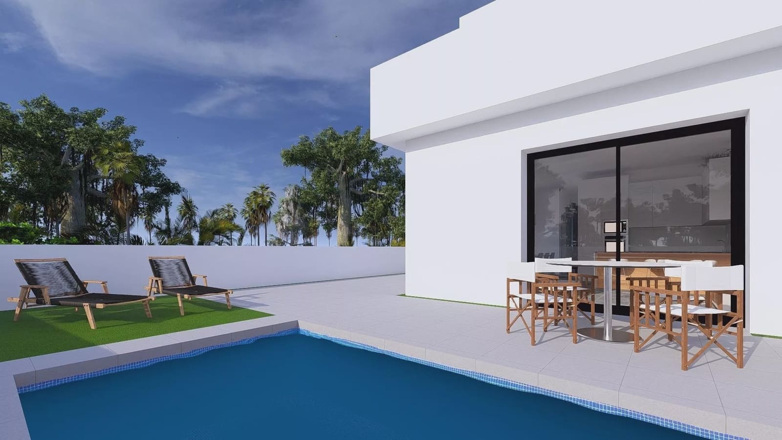 3 quarto Moradia Geminada para venda em Daya Nueva com piscina garagem - 389 000 € (Ref: 10071805)