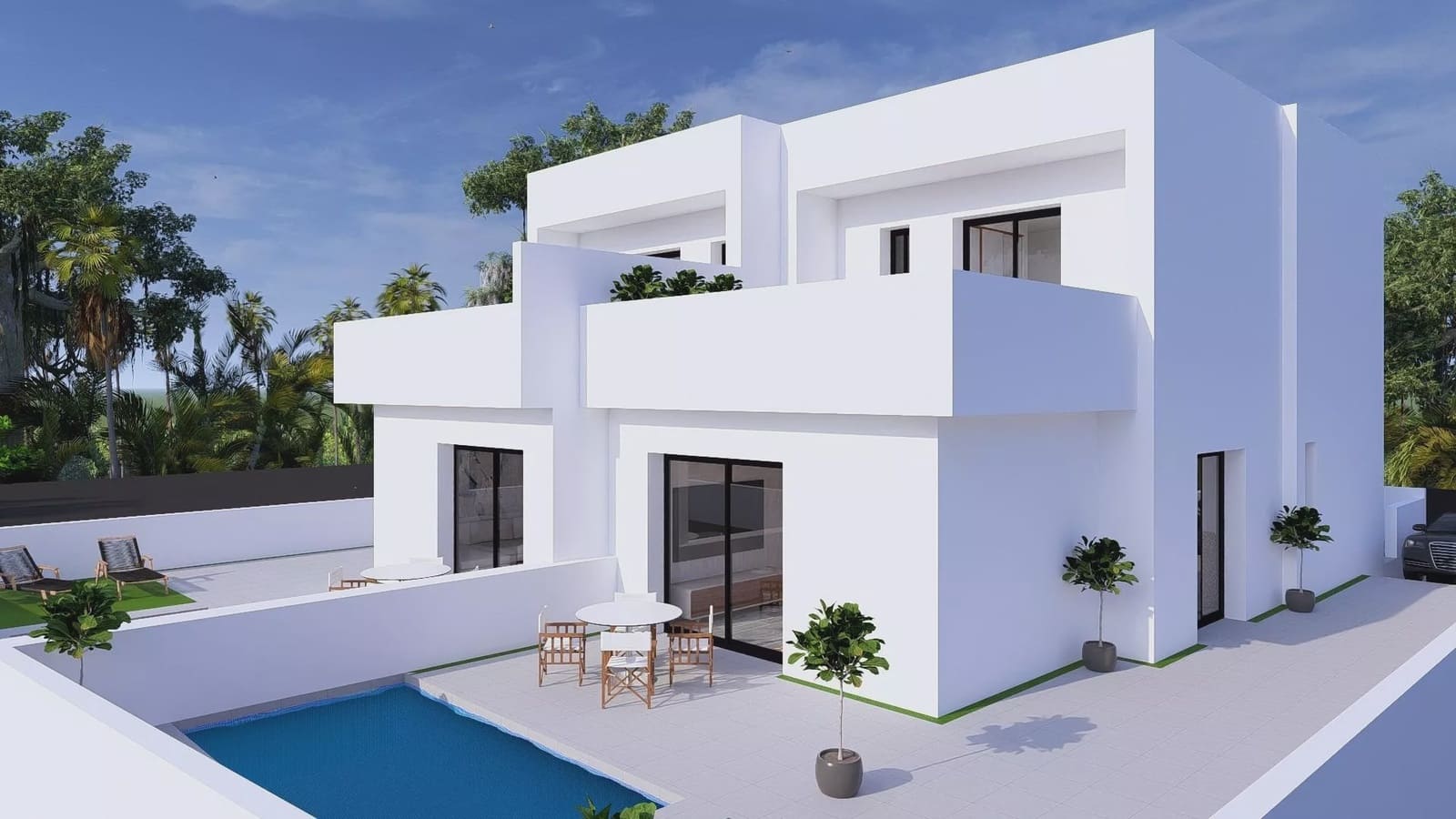 3 quarto Moradia Geminada para venda em Daya Nueva com piscina garagem - 389 000 € (Ref: 10071805)