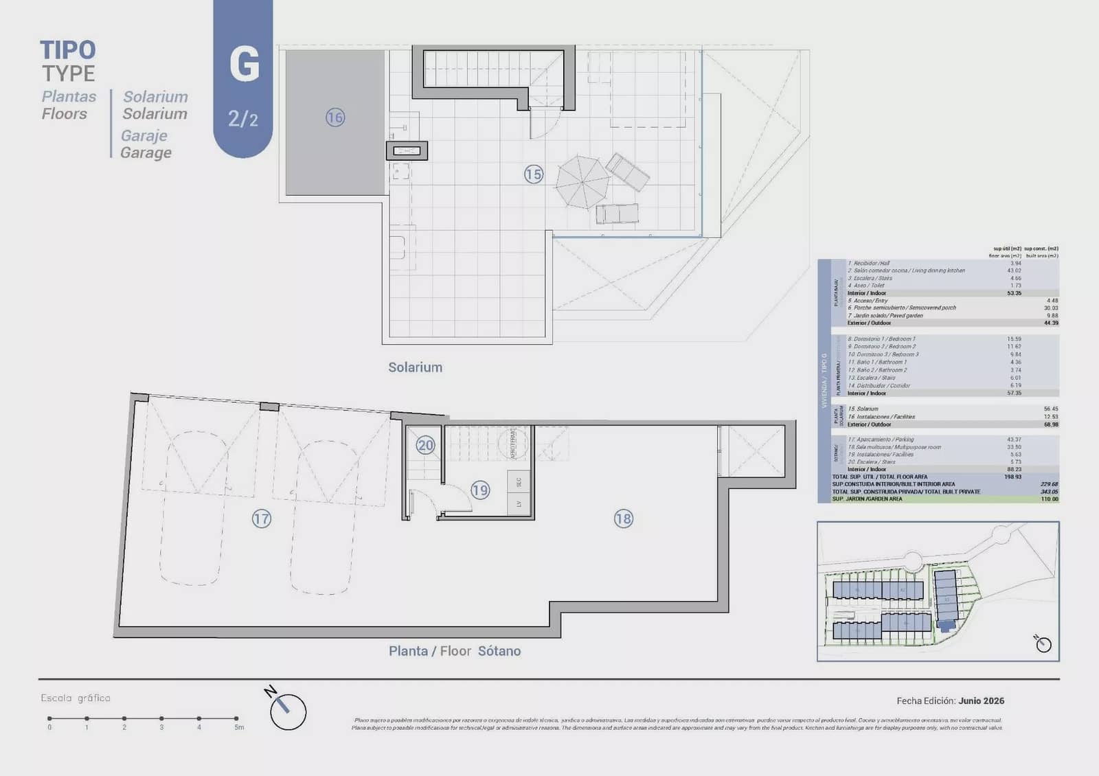 3 sovrum Radhus till salu i El Campello med pool garage - 1 185 000 € (Ref: 10071809)