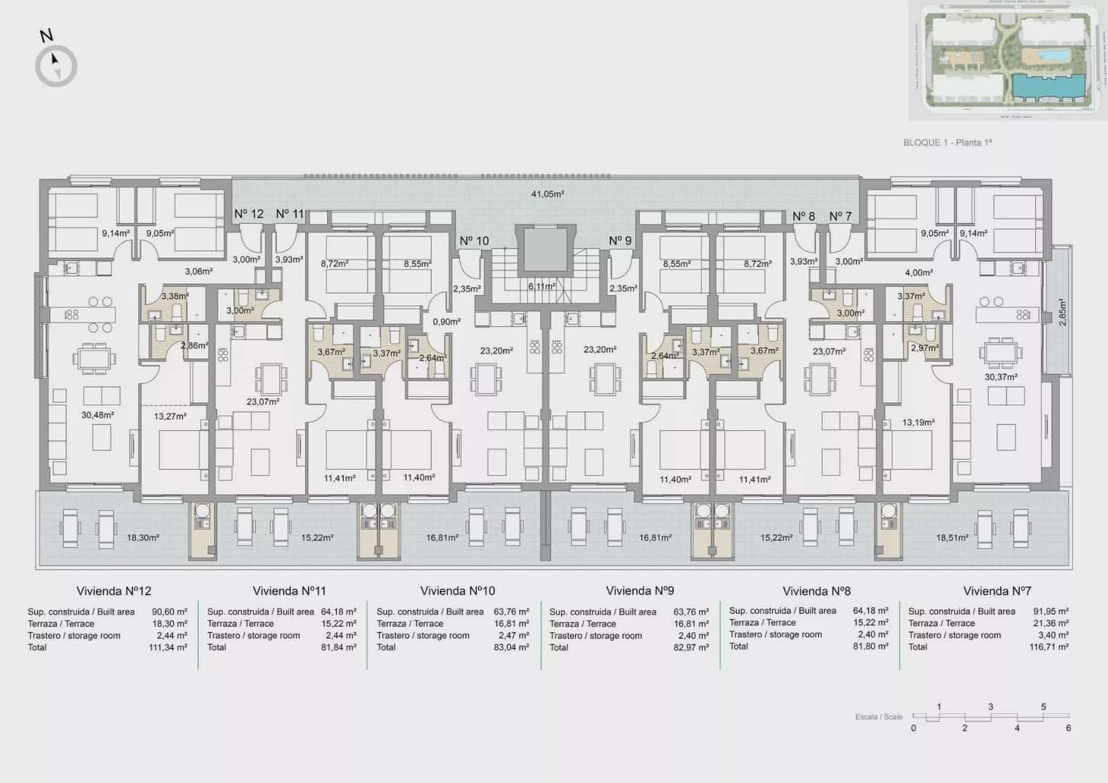 2 Zimmer Apartment zu verkaufen in Pilar de la Horadada mit Pool Garage - 249.000 € (Ref: 10085401)