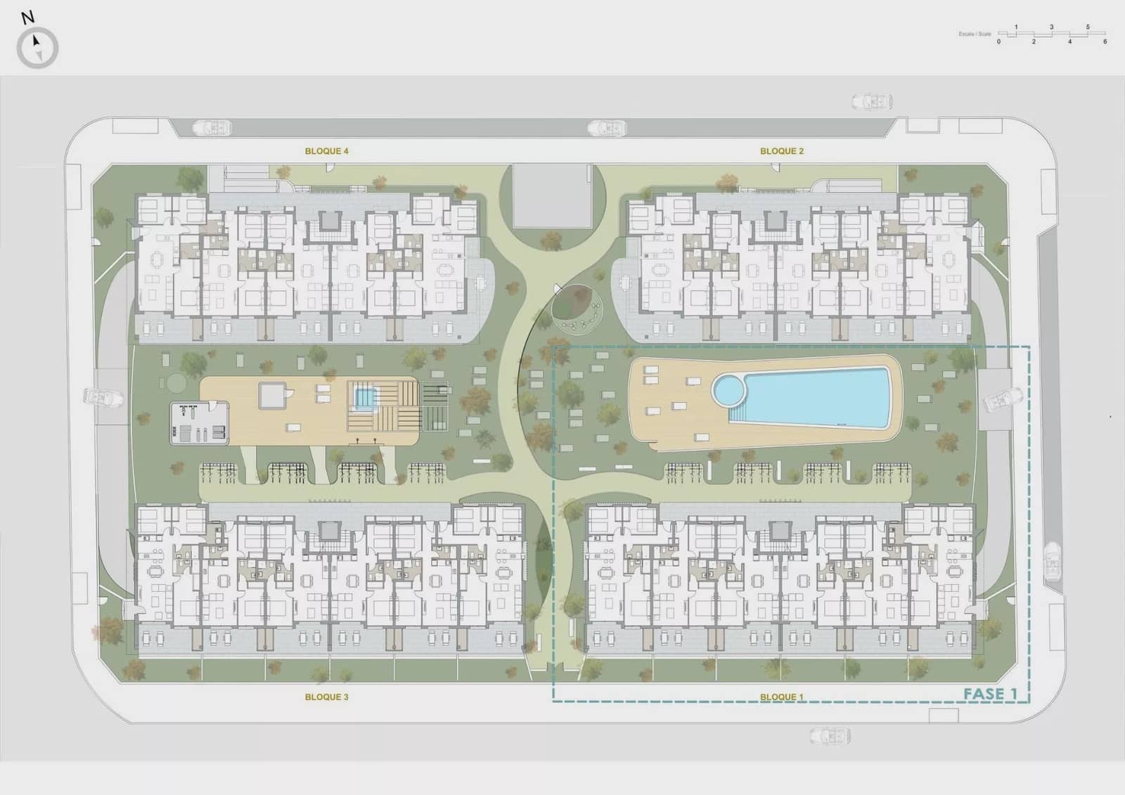 2 Zimmer Apartment zu verkaufen in Pilar de la Horadada mit Pool Garage - 249.000 € (Ref: 10085401)