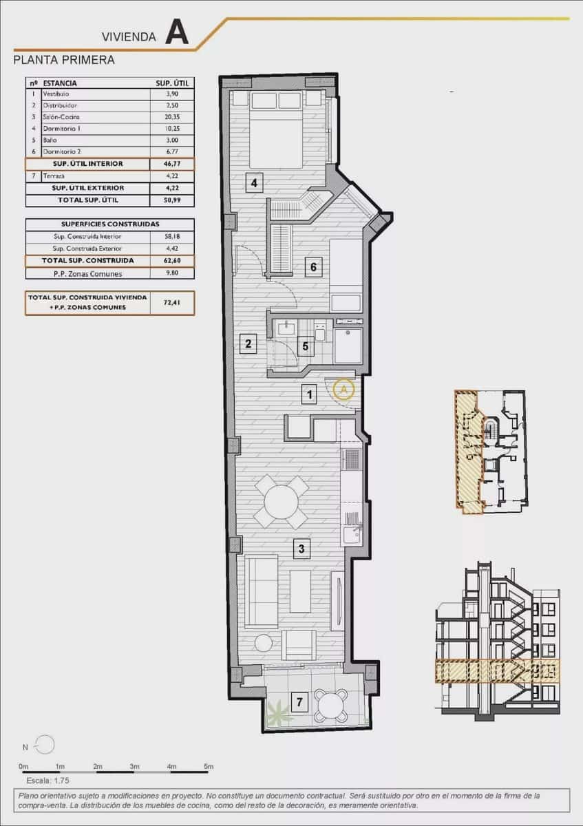 2 soveværelse Strandlejlighed til salg i Guardamar del Segura med swimmingpool - € 240.000 (Ref: 10102482)