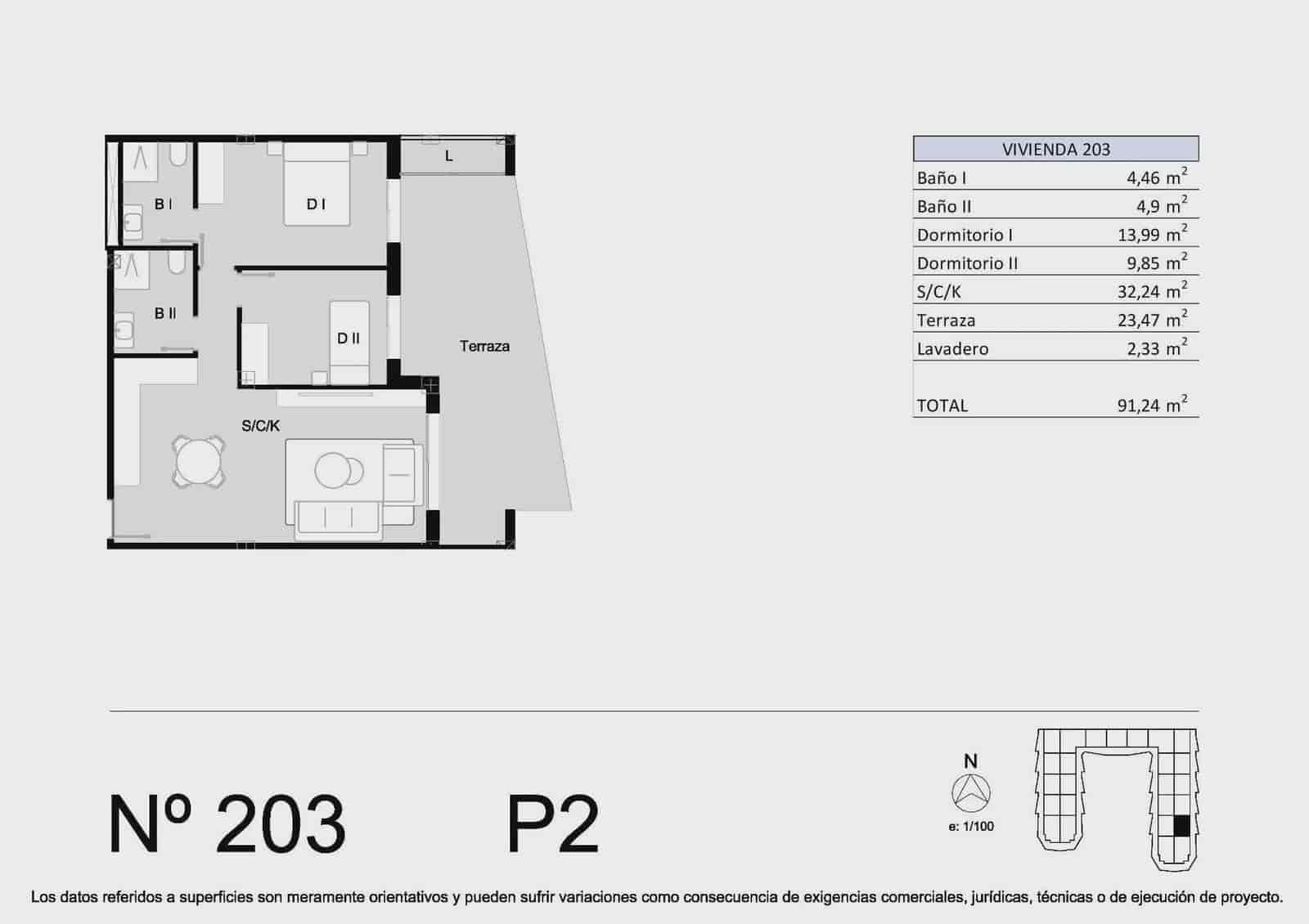 2 slaapkamer Appartement te koop in San Miguel de Salinas met zwembad garage - € 194.900 (Ref: 10130420)