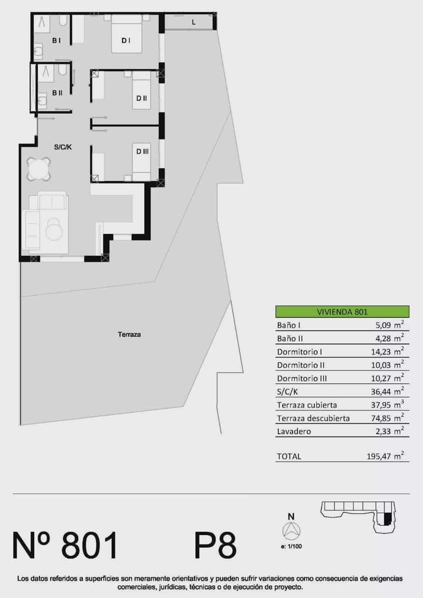 3 slaapkamer Appartement te koop in San Miguel de Salinas met zwembad garage - € 379.900 (Ref: 10130421)