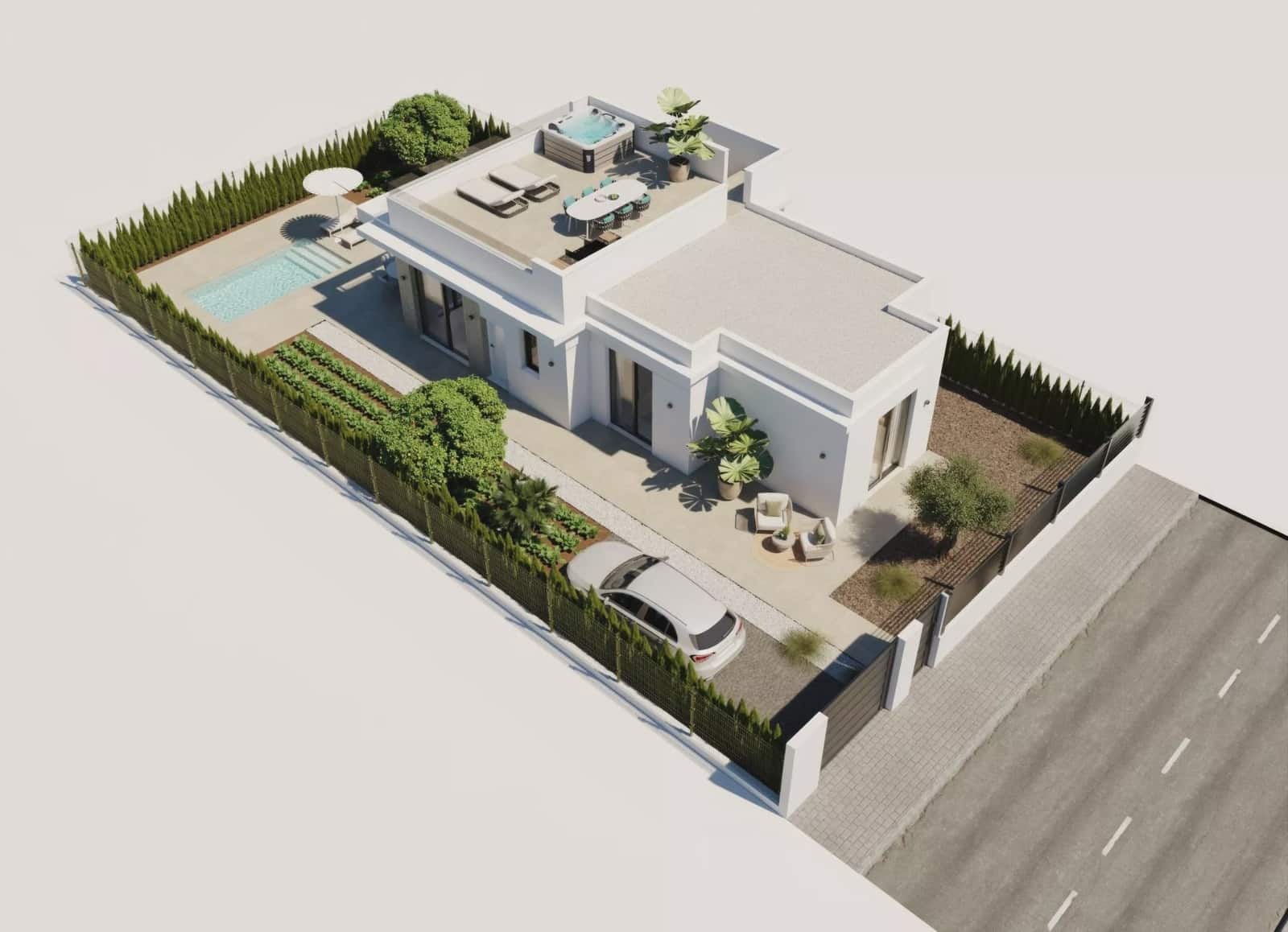 2 soveværelse Villa til salg i Hacienda del Alamo med swimmingpool garage - € 311.900 (Ref: 10140337)