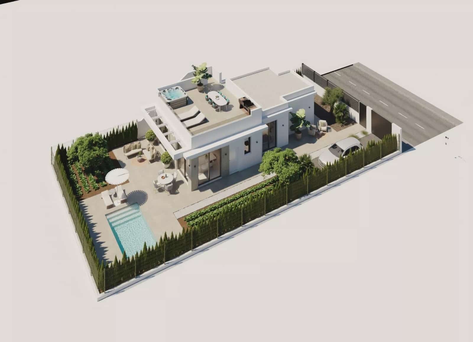 2 soveværelse Villa til salg i Hacienda del Alamo med swimmingpool garage - € 311.900 (Ref: 10140337)