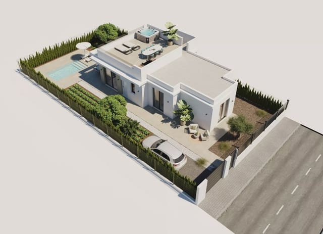 2 sypialnia Willa na sprzedaż w Hacienda del Alamo, Fuente Alamo de Murcia z basenem garażem - 311 900 € (Ref: 10140337)