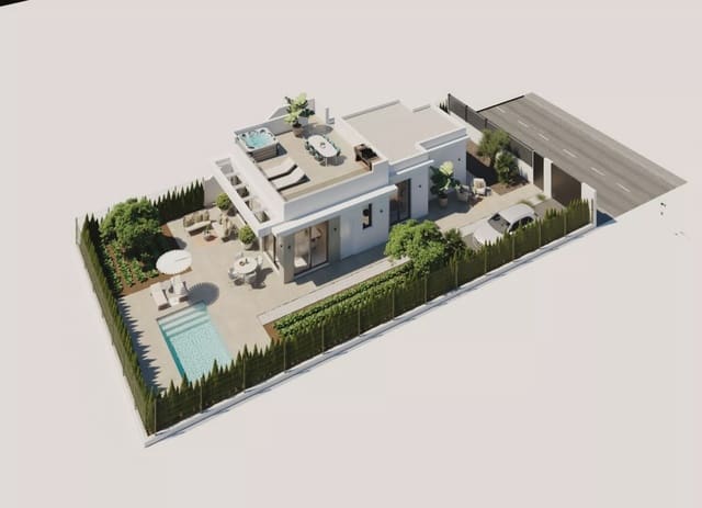2 sypialnia Willa na sprzedaż w Hacienda del Alamo, Fuente Alamo de Murcia z basenem garażem - 311 900 € (Ref: 10140337)