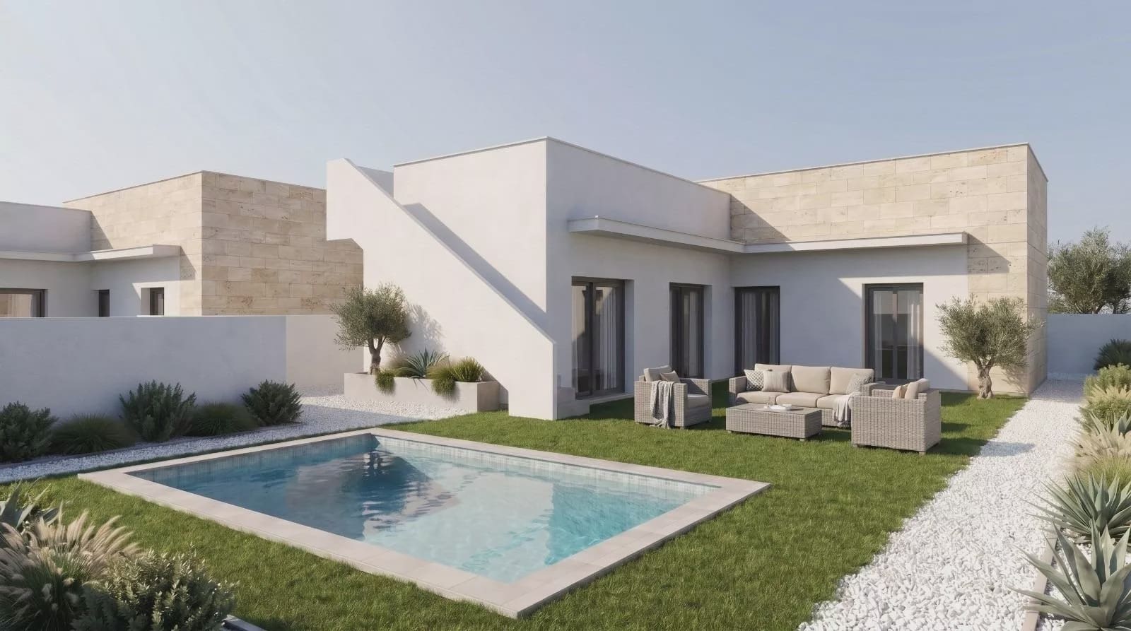 Chalet de 3 habitaciones en Mazarrón en venta con piscina garaje - 309.900 € (Ref: 10145185)