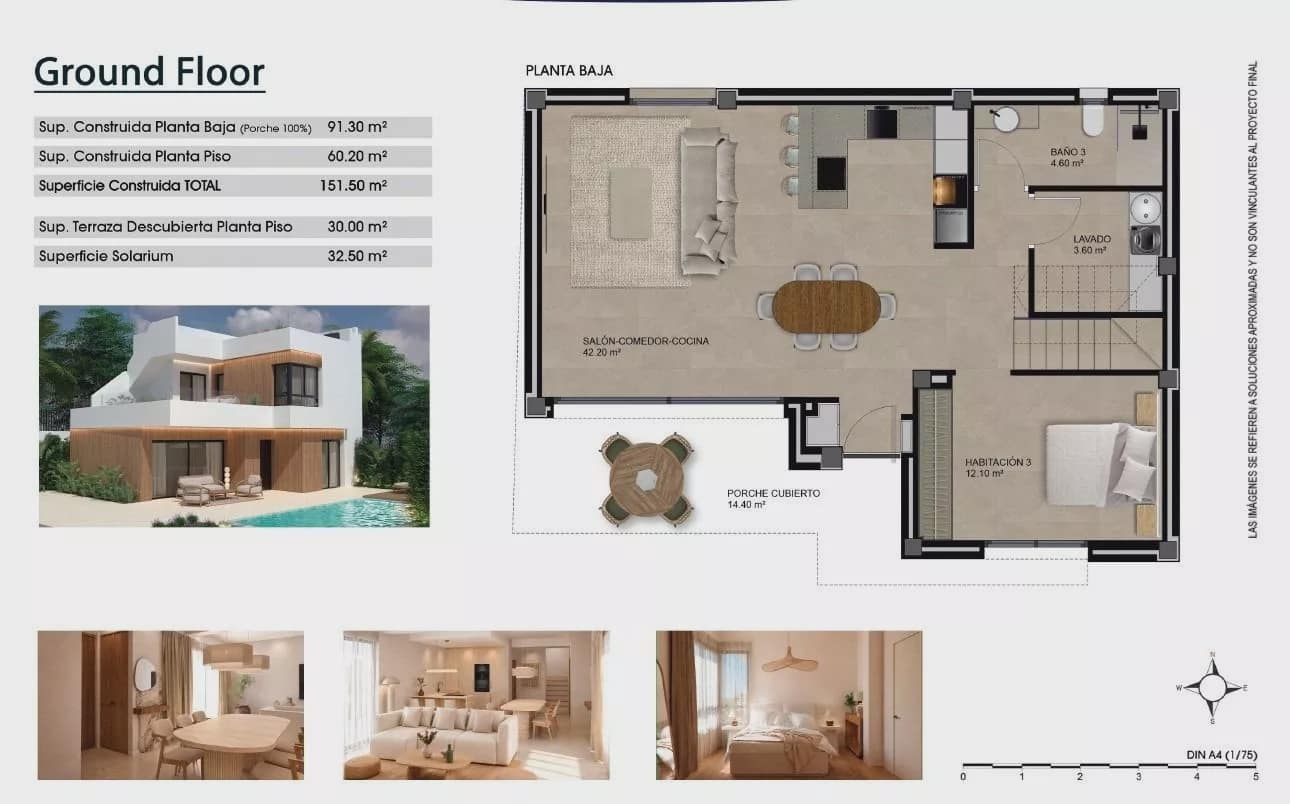 3 Zimmer Villa zu verkaufen in Orihuela mit Pool Garage - 570.000 € (Ref: 10145186)