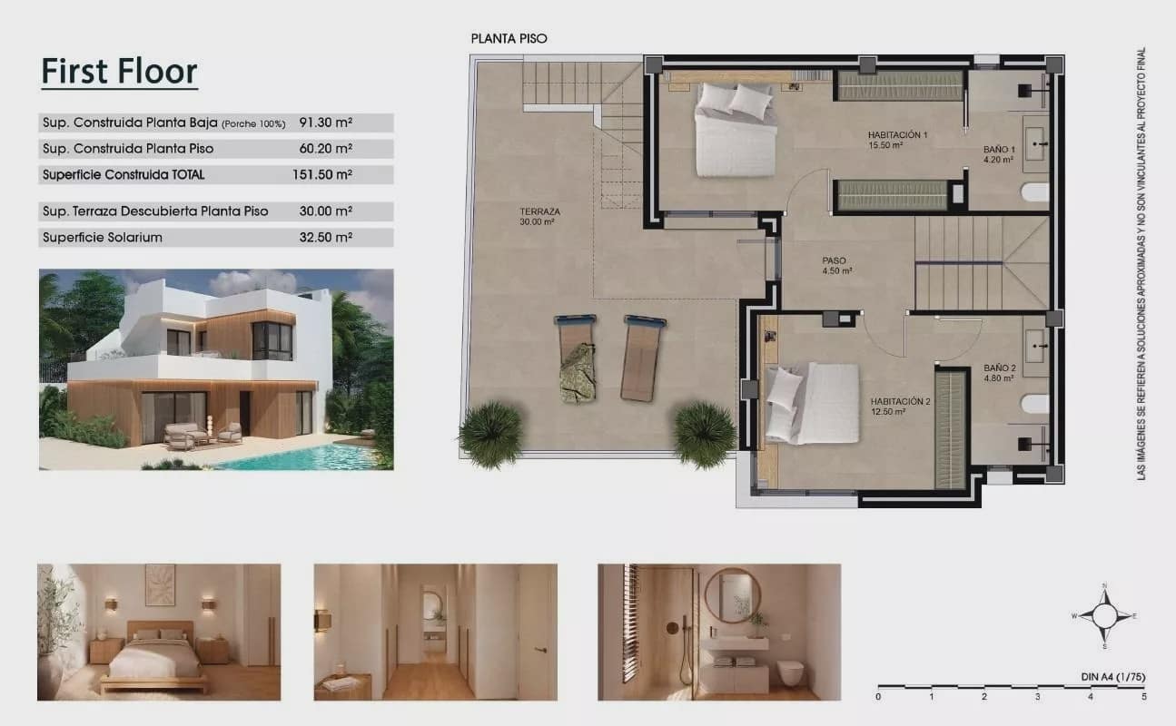 3 Zimmer Villa zu verkaufen in Orihuela mit Pool Garage - 570.000 € (Ref: 10145186)