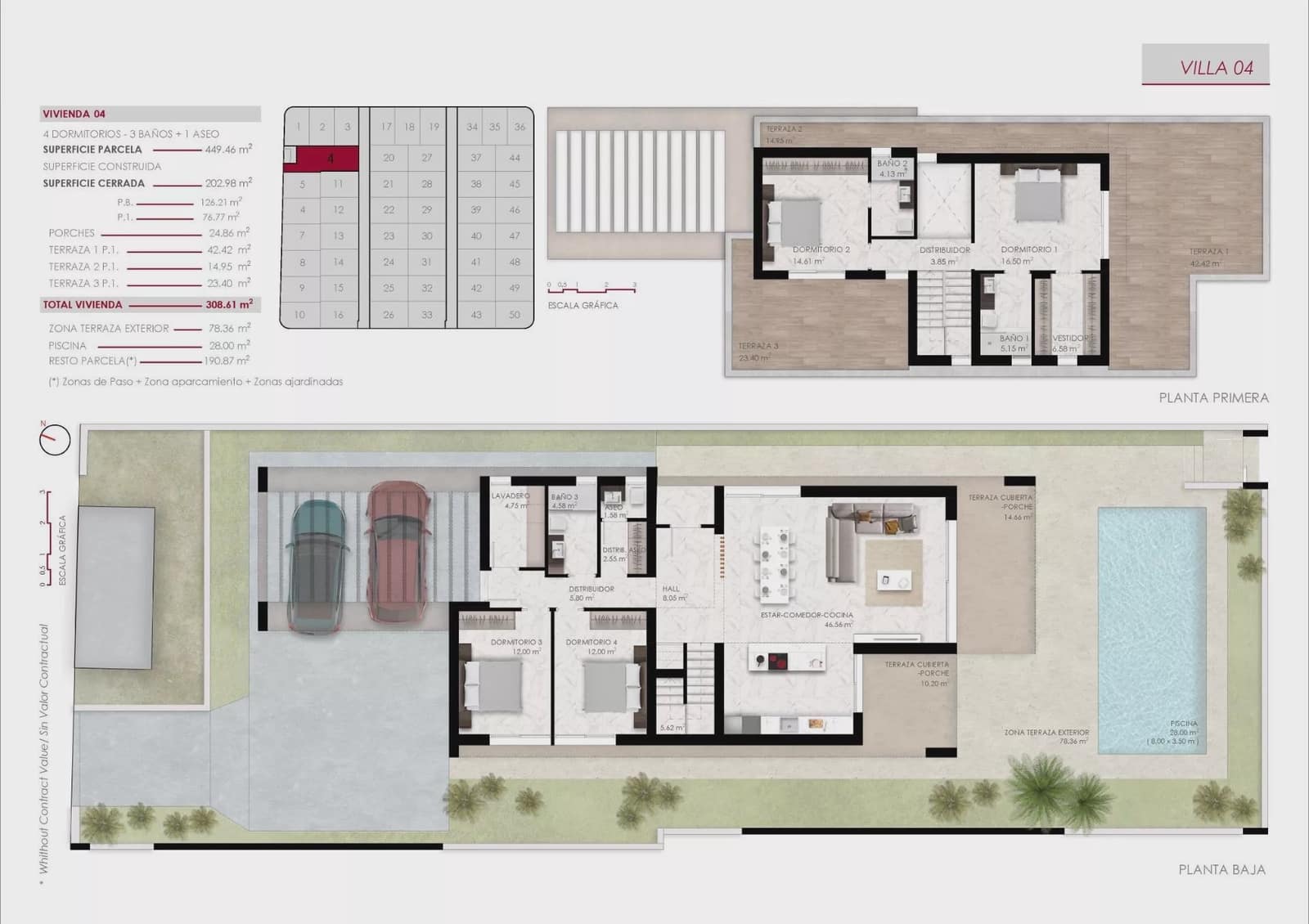 4 bedroom Villa for sale in Ciudad Quesada with pool garage - € 799,000 (Ref: 10158869)