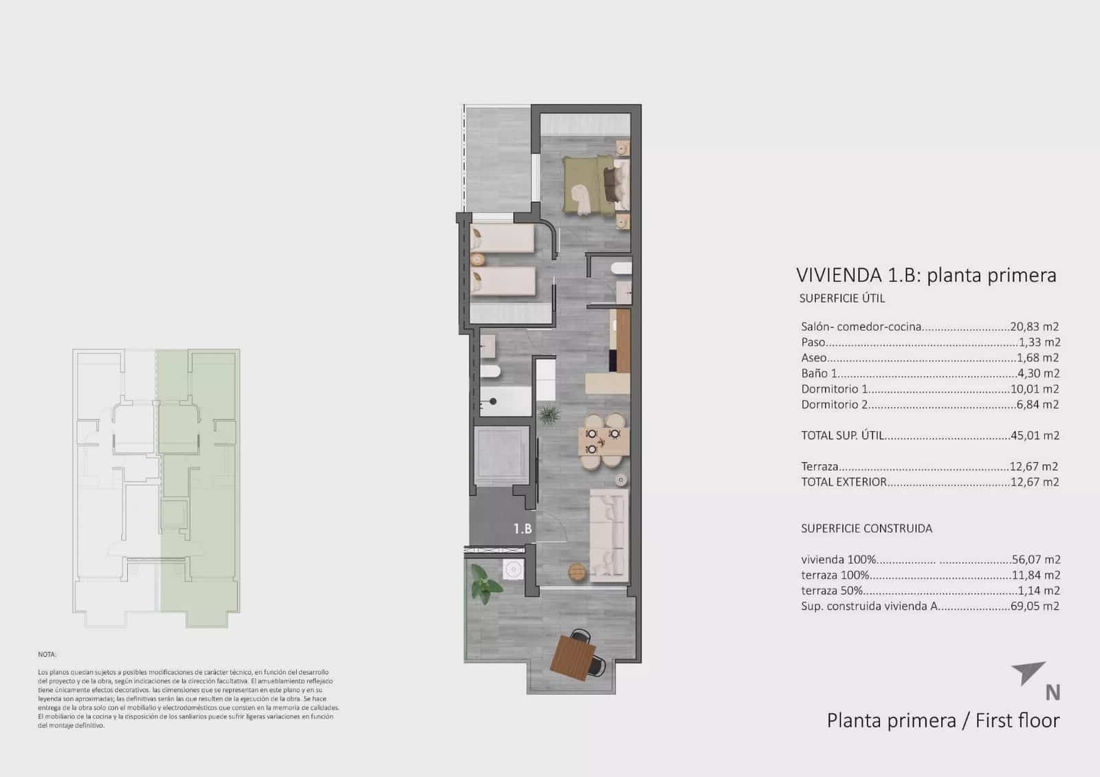 2 camera da letto Appartamento sulla Spiaggia in vendita in Pilar de la Horadada - 315.900 € (Rif: 10158871)
