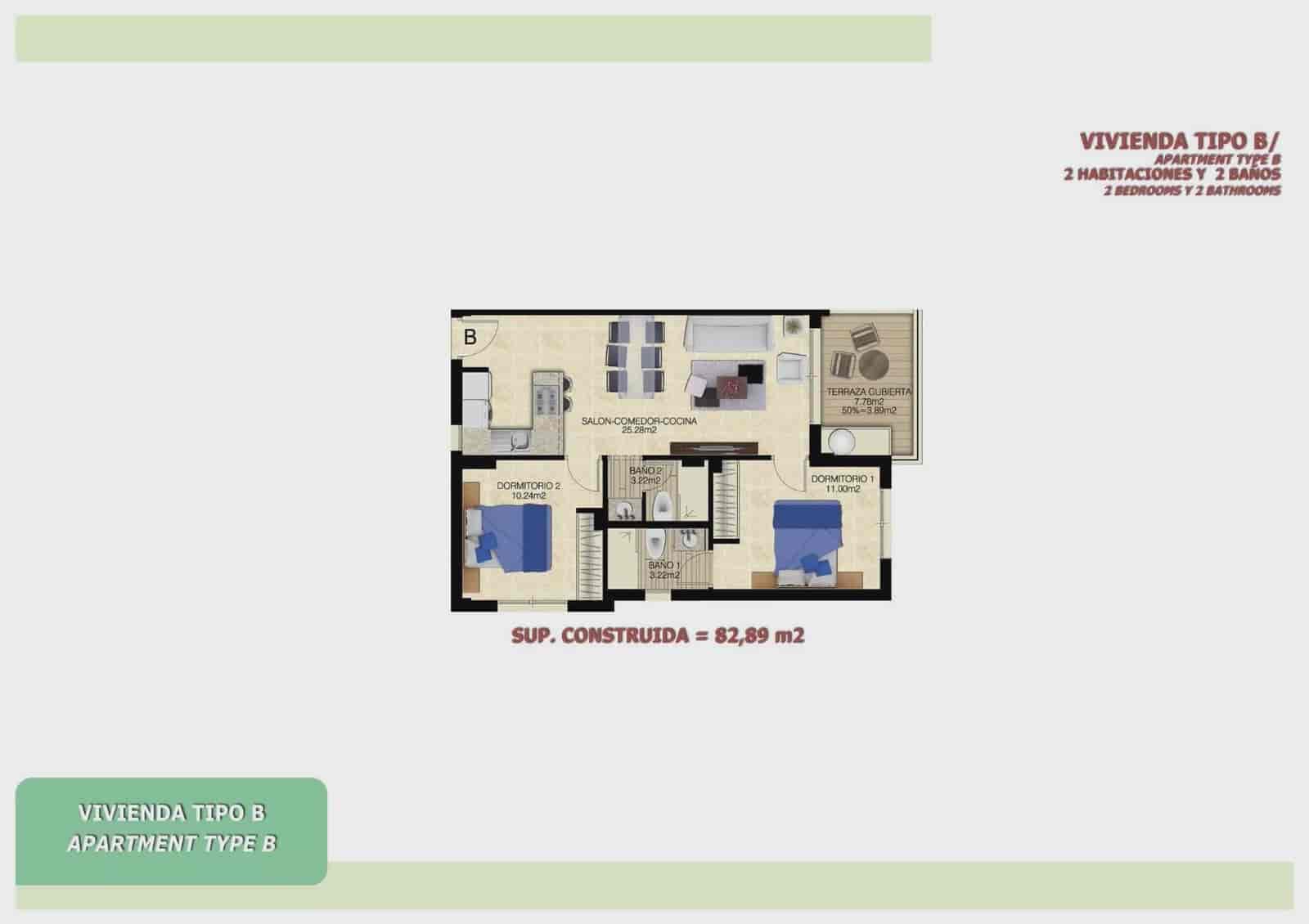 2 Zimmer Apartment zu verkaufen in Torrevieja mit Pool Garage - 269.000 € (Ref: 10171720)