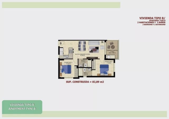 2 soveværelse Lejlighed til salg i Nueva Torrevieja, Torrevieja med swimmingpool garage - € 269.000 (Ref: 10171720)