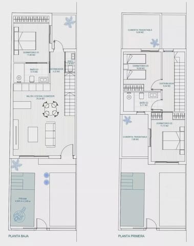 3 Zimmer Reihenhaus zu verkaufen in Torre-Pacheco mit Pool Garage - 295.900 € (Ref: 10171724)
