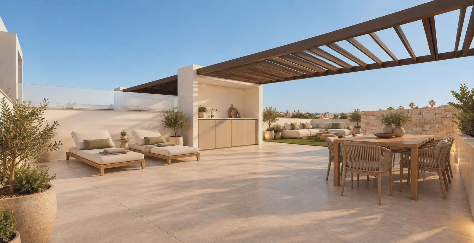 3 slaapkamer Rijtjeshuis te koop in San Pedro del Pinatar met zwembad garage - € 369.900 (Ref: 10171725)