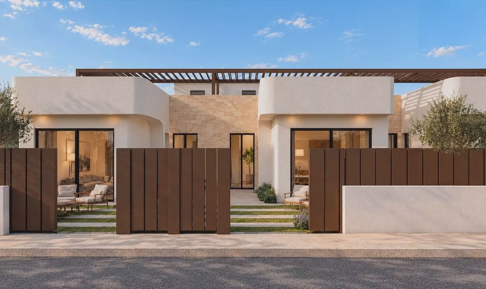 3 slaapkamer Rijtjeshuis te koop in San Pedro del Pinatar met zwembad garage - € 369.900 (Ref: 10171725)