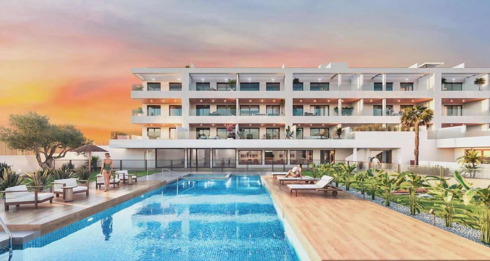 2 sovrum Lägenhet till salu i Torrevieja med pool garage - 399 900 € (Ref: 10174176)